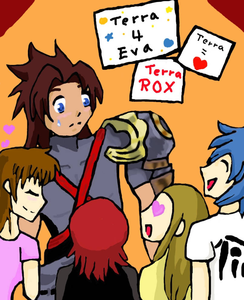 Terra and His Fans by ForsakenAngelRukia