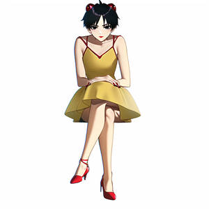AI Remade Shinji in Asuka's Summer Dress V5