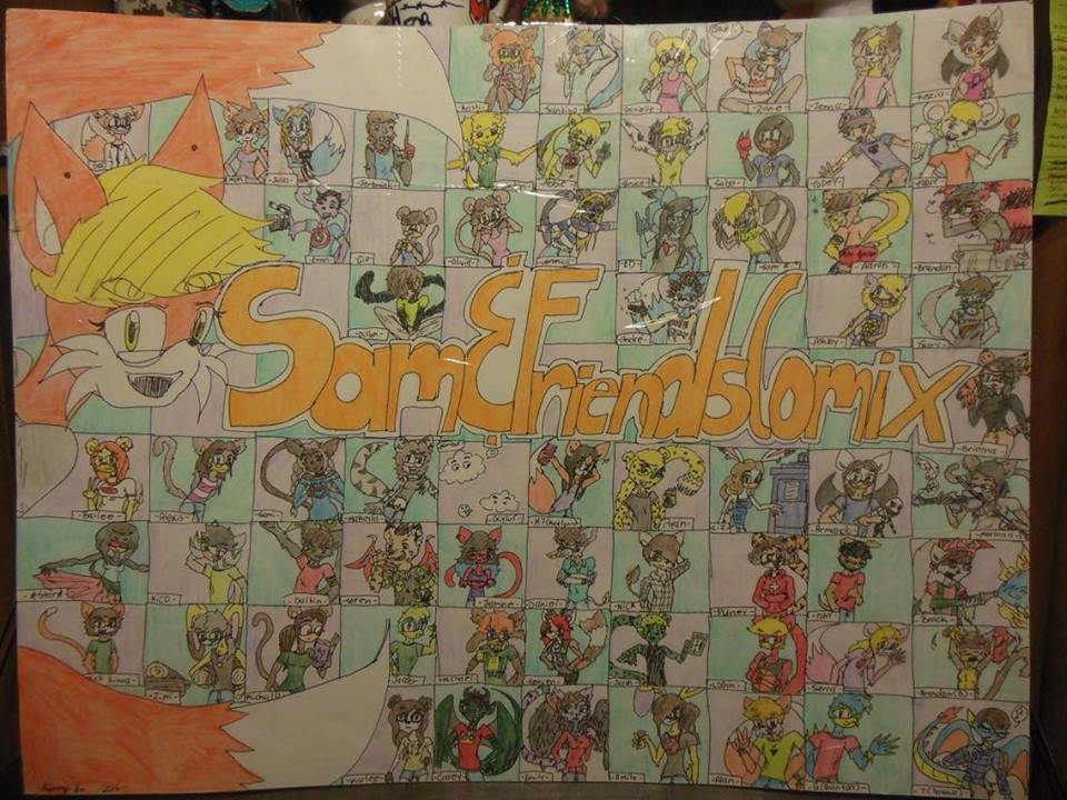 Samser Friend Sam and friends poster by sketchartist101 on DeviantArt