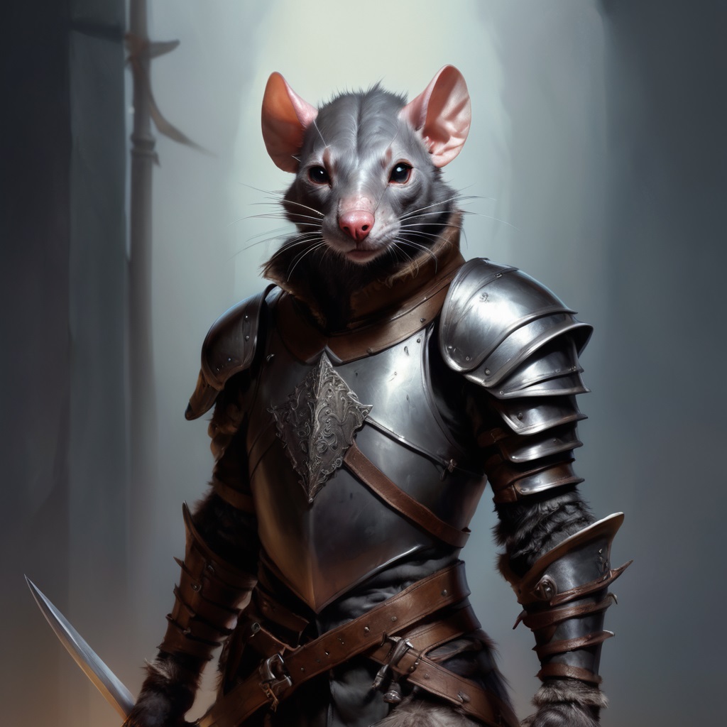Wererat in Breastplate by Therrias on DeviantArt