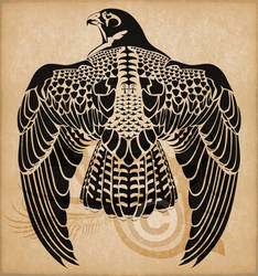 Egyptian Horus Peregrine Falcon