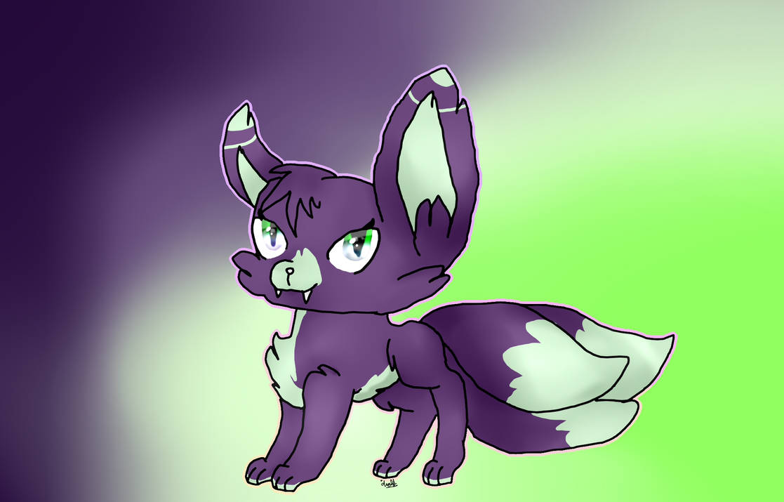 Nyx the three tailed fox by NightyArt12 on DeviantArt