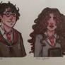 Golden trio of Harry Potter