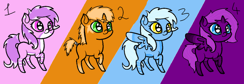 CHEAP PONY ADOPTABLES 5 POINTS AND LESS by Prettyxmouse