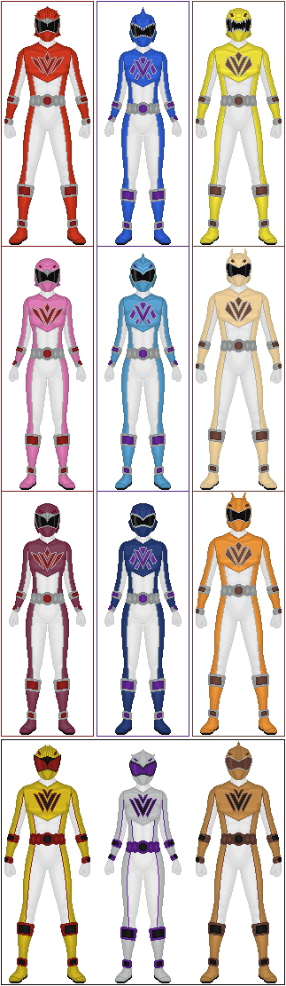 Commission: Tri-Fold Sentai Trioranger by Kamen-Zero on DeviantArt