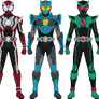 Kamen Rider Drakol, First Three Forms