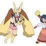 Lopunny Dawn and Buneary Johanna