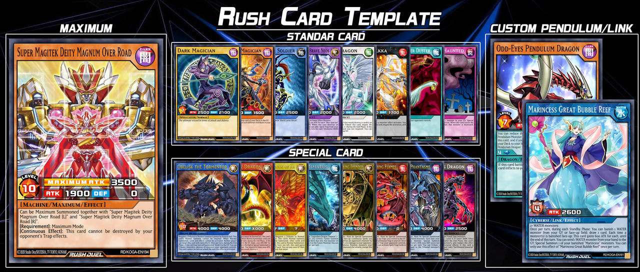 Rush Duel Template by KogaDiamond1080 on DeviantArt