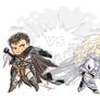 Chibi berserk - Gutz and Griff