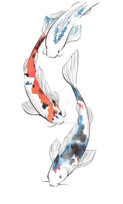 Koi - ceramics #5