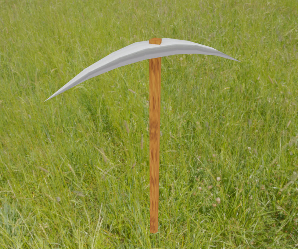 Asset a day #4 Pickaxe (cycles render) by Woodbin on DeviantArt