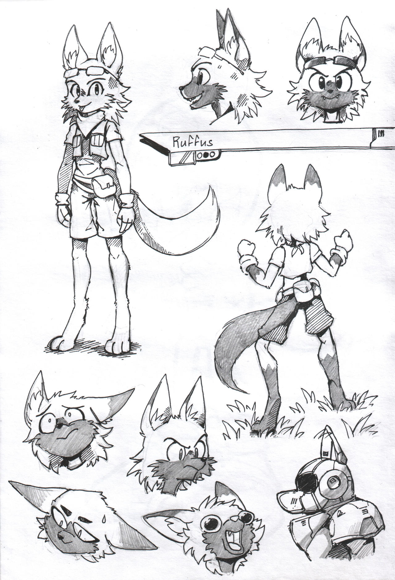 Ruffus the Maned Wolf by Ragevine-the-flower on DeviantArt