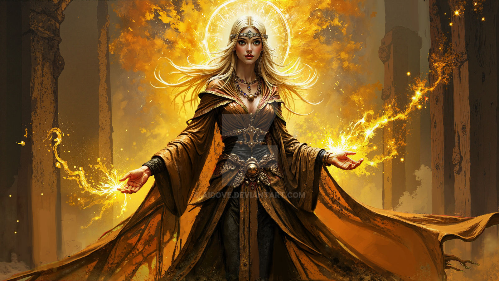 High Elf Sorceress by AIDove on DeviantArt
