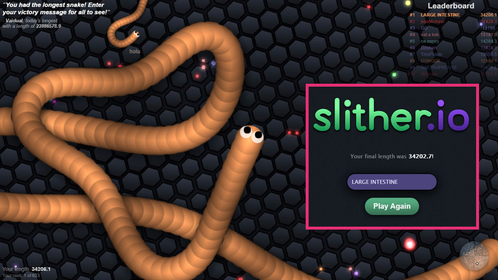 slither.io is no more : r/Slitherio