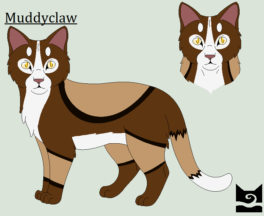 warriors designs — Muddyclaw from the Warriors Adventure Game