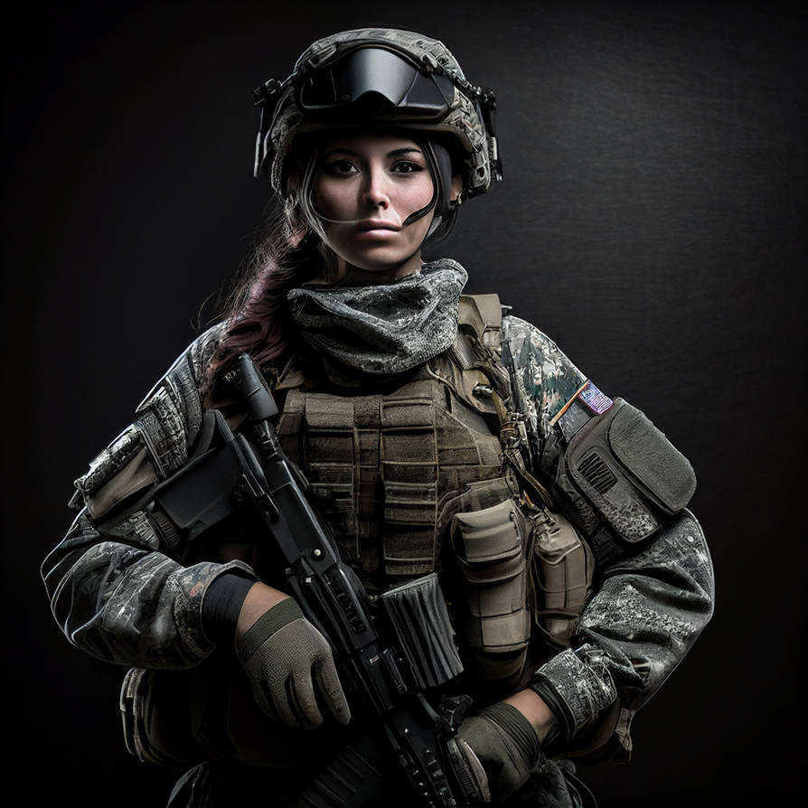Beautiful female special force by Zihawk on DeviantArt