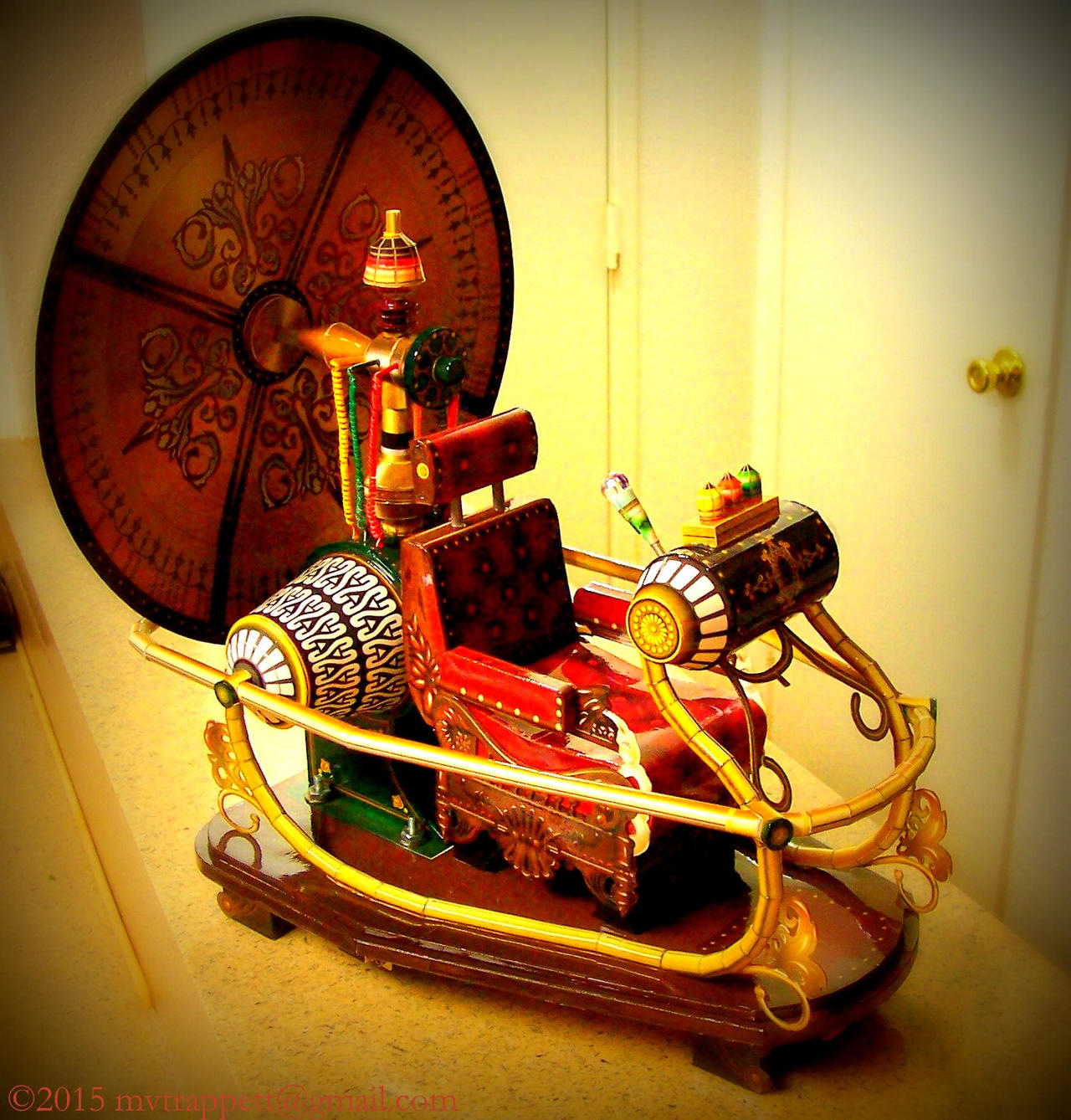 HG Wells The Time Machine Animated Paper Model by mtrappett on DeviantArt