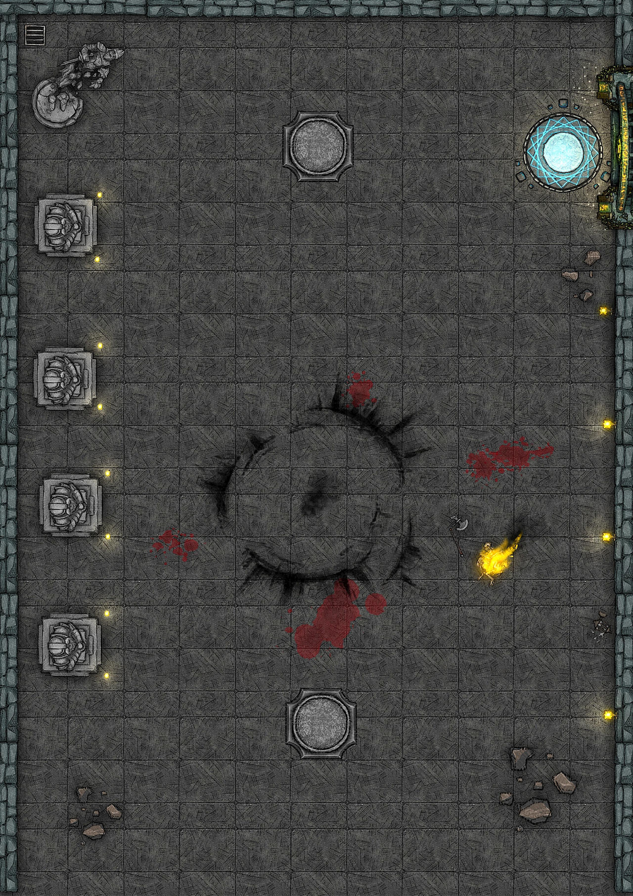 The Vault Entrance | Tabletop Map (Gridless) by starlitseras on DeviantArt