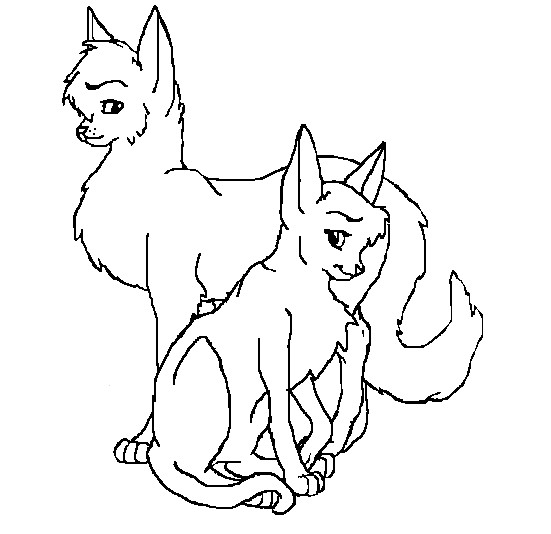 Cat lineart 22