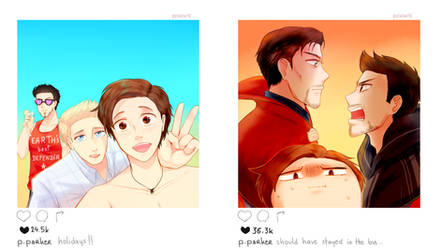 Superfamily VS Ironstrange family by Reikiwie
