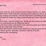 Prim's Letter to Rue