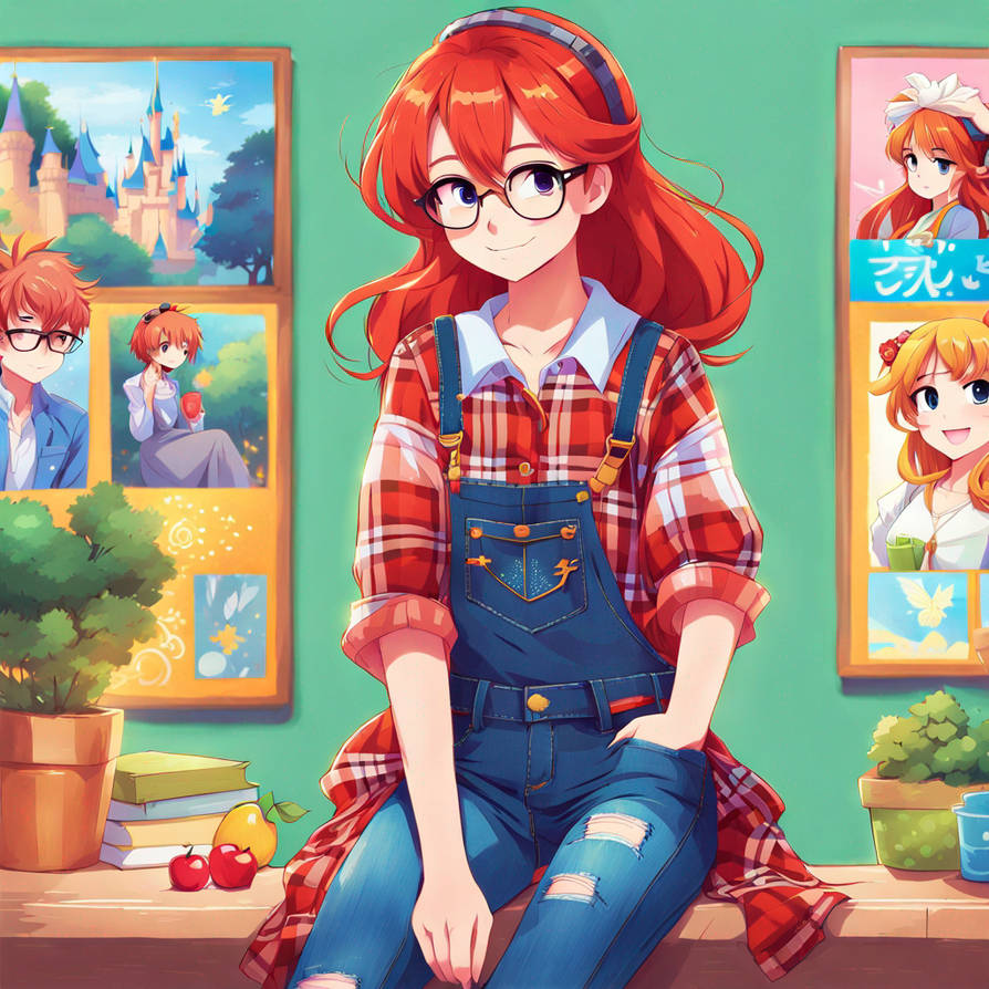 Deviantart Princess Boy cute red head Disney princess boy wearing glasses by sliverfox84 on ...