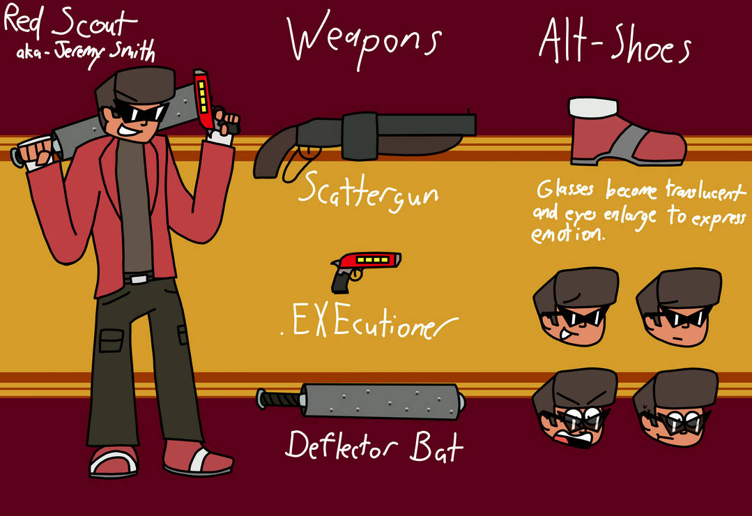 Red Scout Ref Sheet by brgr264 on DeviantArt