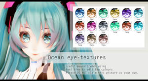 MMD Ocean eye-textures DL!