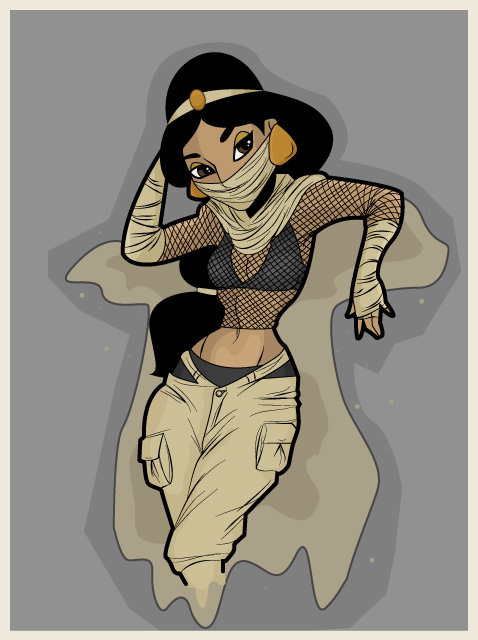Princess Jasmine - Sand Bender by BlissInMyCoffee