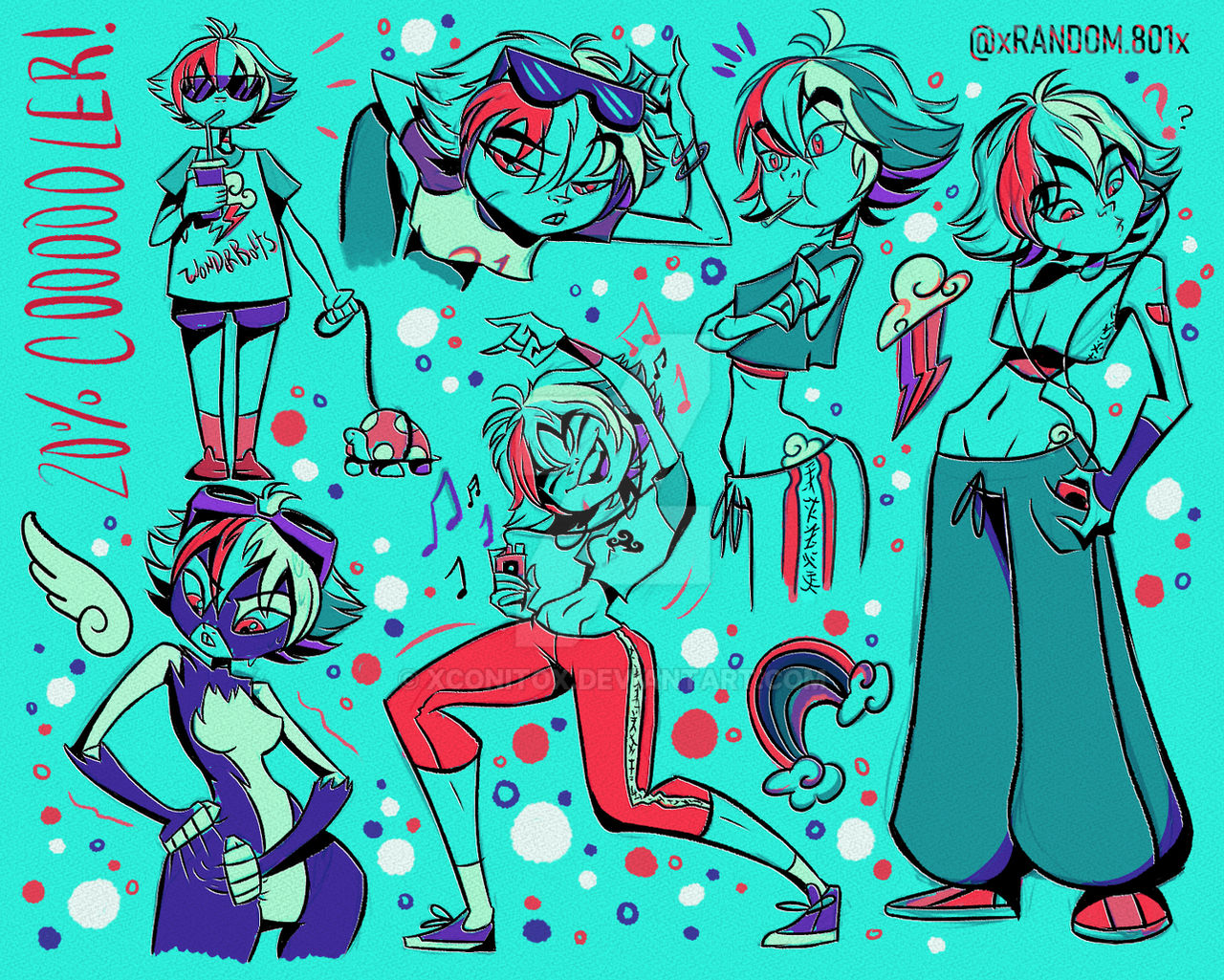 Dash Works Deviantart Dash Doodles Redesign by xconitox on DeviantArt