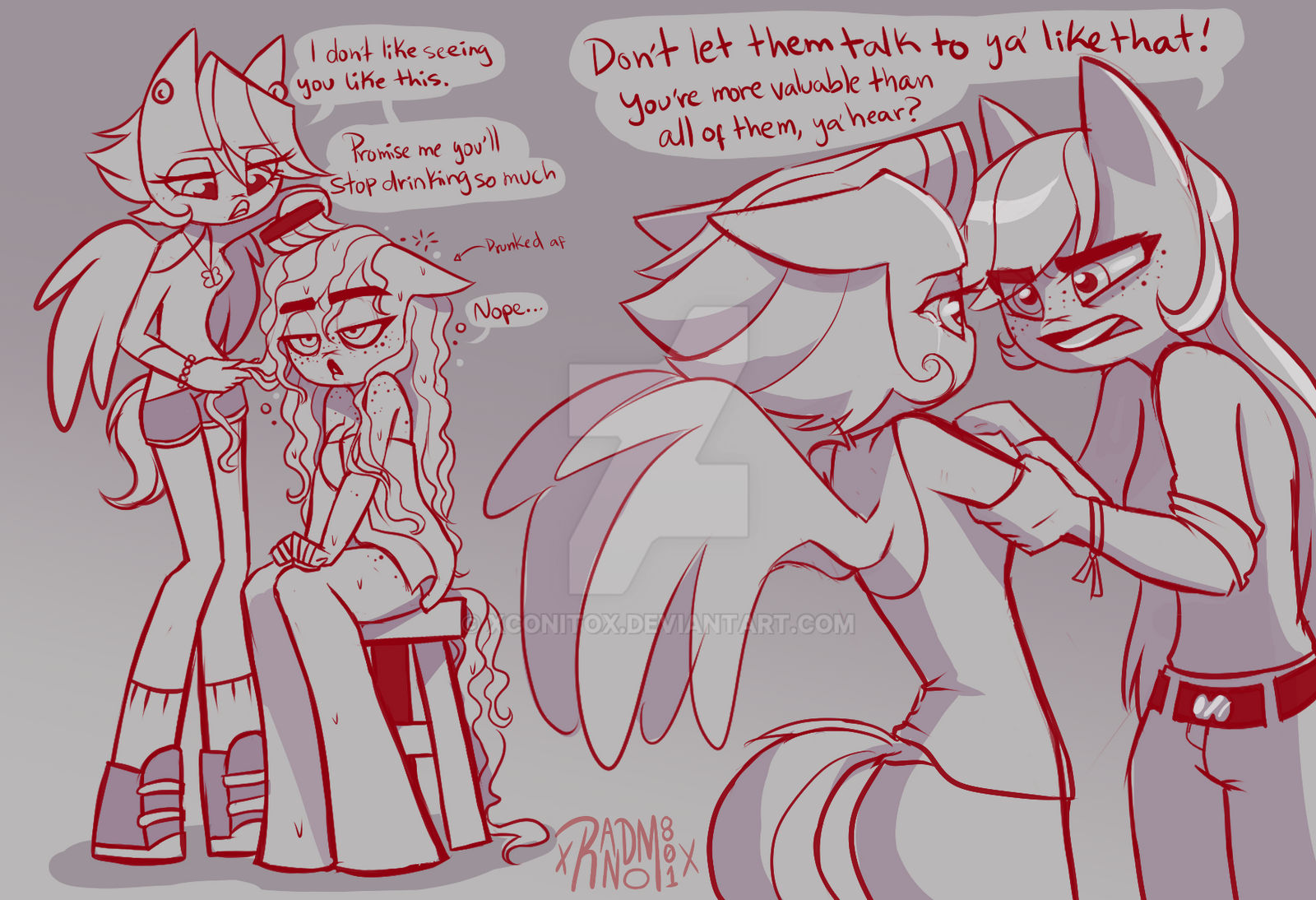 Flutterjack Human Flutterjack Sombra AU (again) by xconitox on DeviantArt