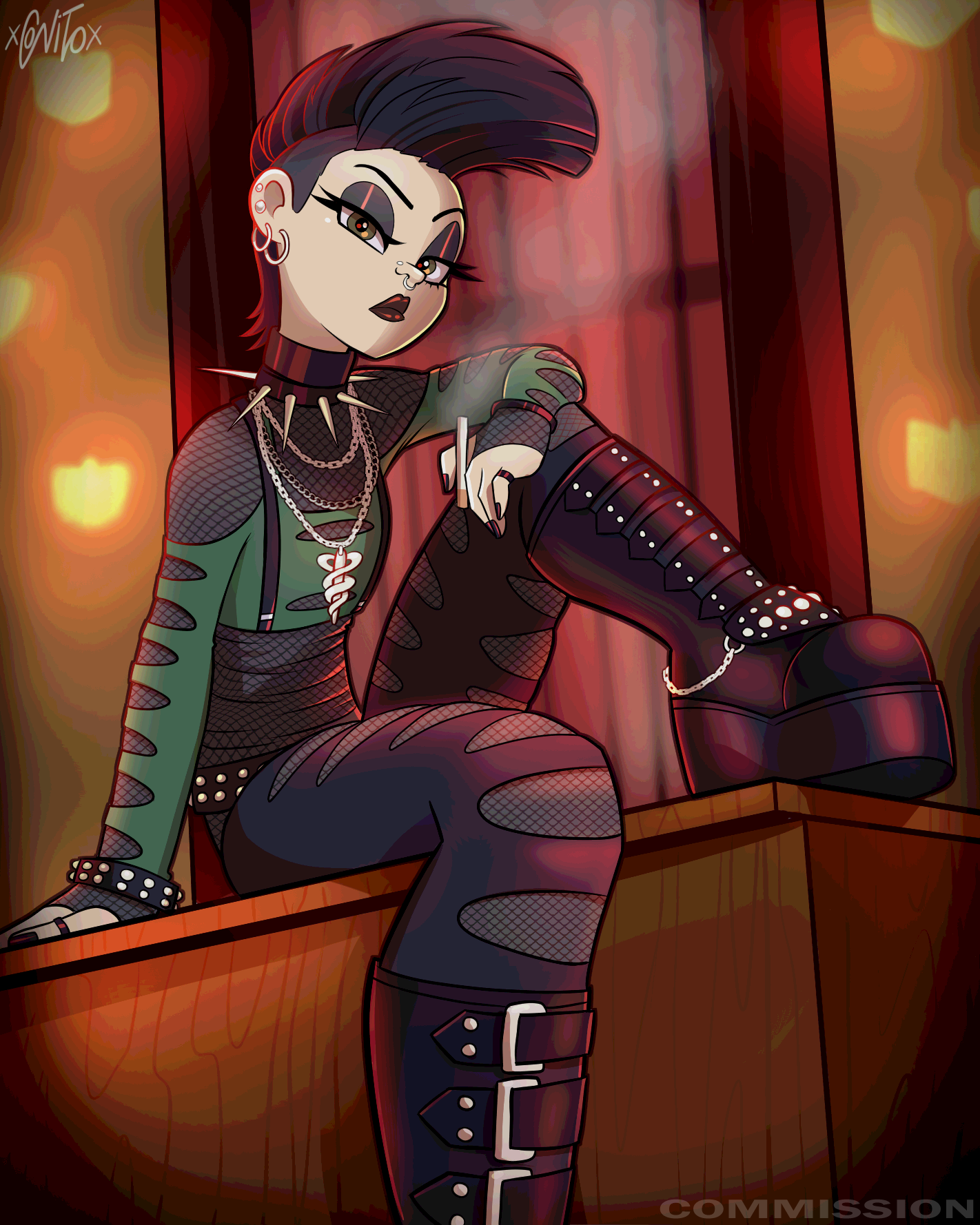 Salander Lisbeth Salander fanart commission by xconito by xconitox on DeviantArt