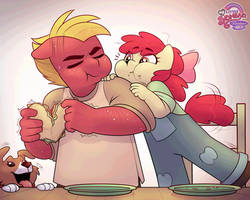 My Little Sombra Big Mac Applebloom xconito 1/2