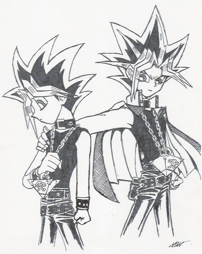 Atemu and Yugi