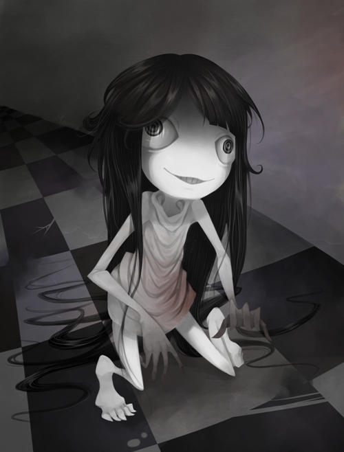 Creepy Girl By Meammy On Deviantart Creepy Girl By Meammy On Deviantart