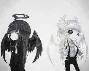 Black Angel And White Demon.