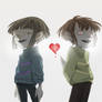Frisk and Chara