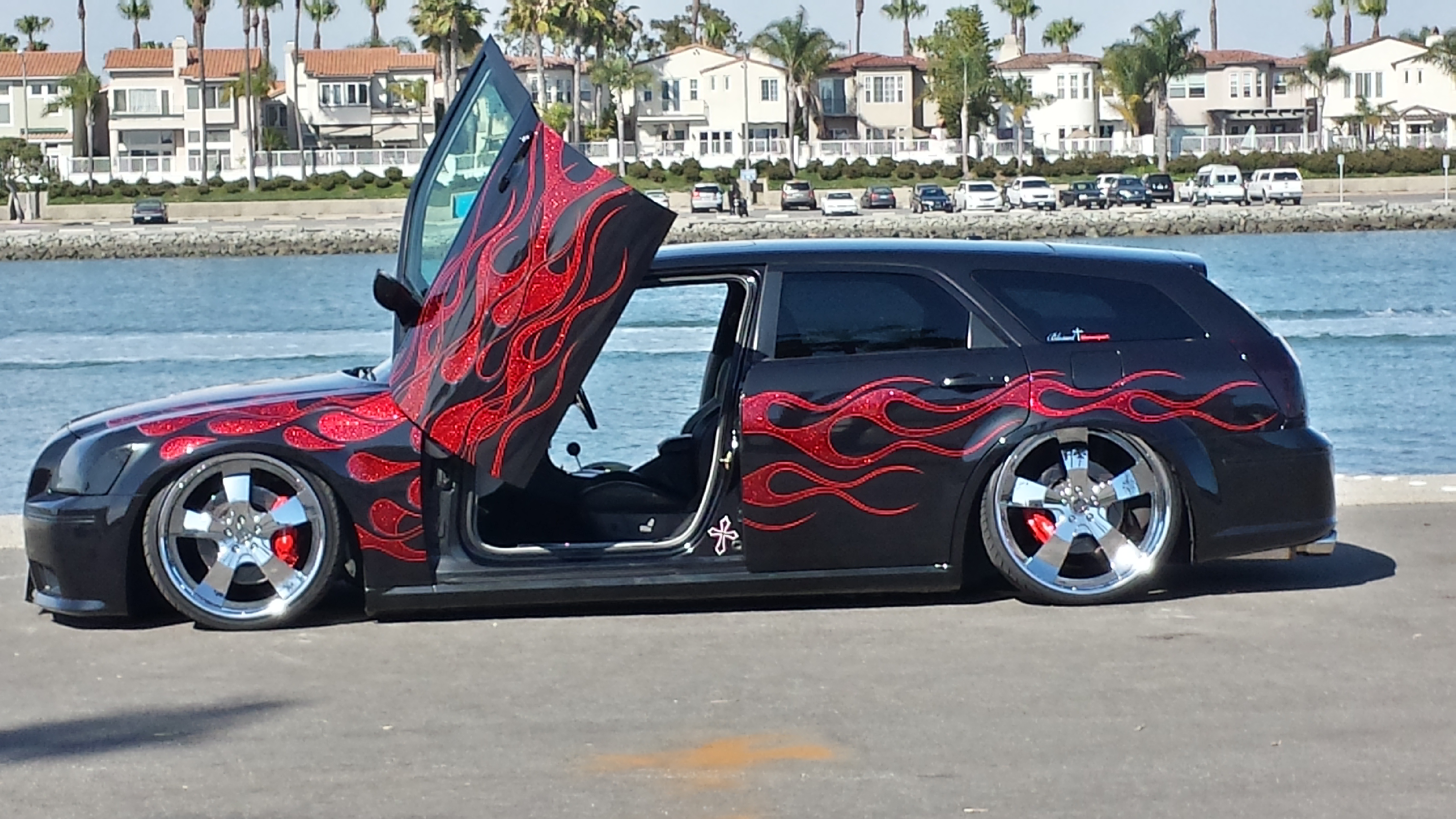 The Sled Posing By the Bay