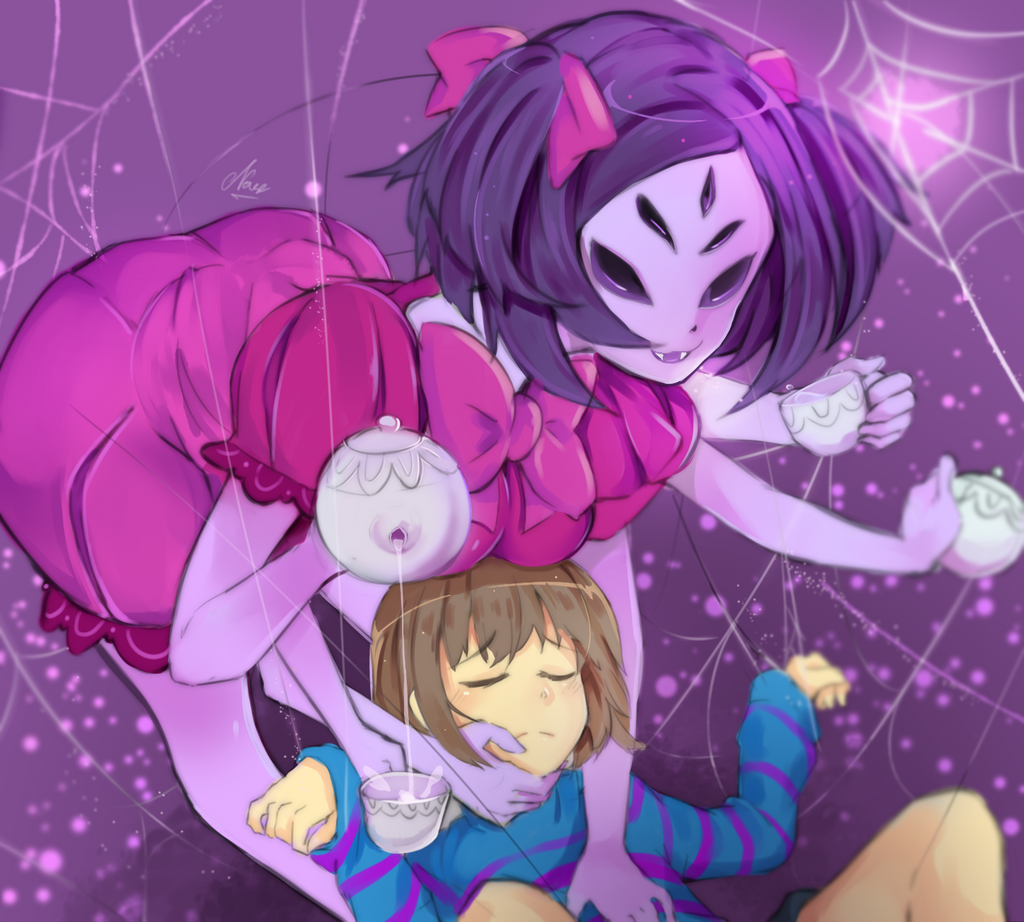 Muffet X Frisk Undertale By NaseCafe On DeviantArt muffet-x-frisk-undertale-by-nasecafe-on-deviantart