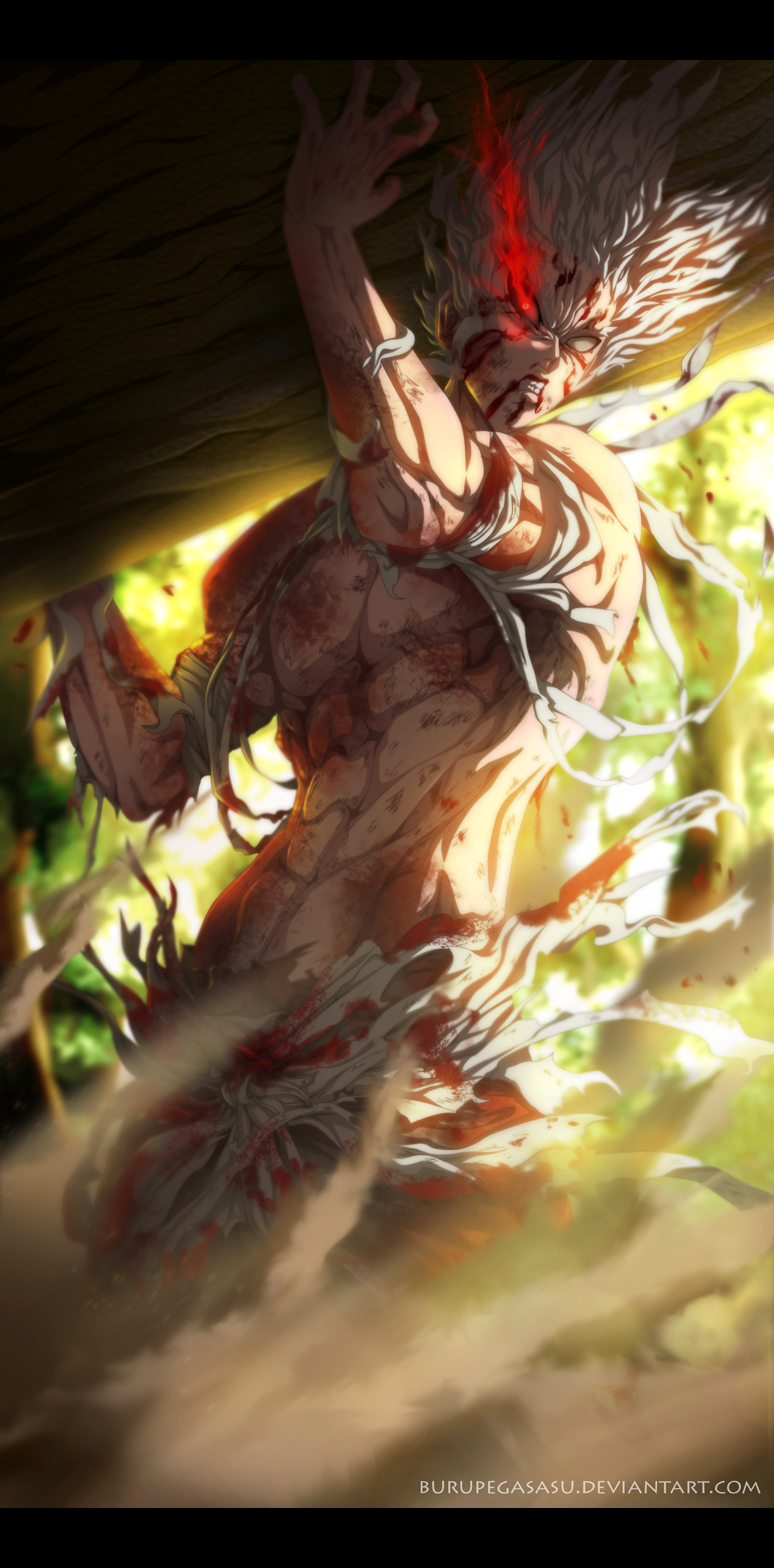 Garou - in fury by k9k992 on DeviantArt  Anime, One punch man, Personagens  de anime