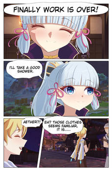 Ayaka And Aether - Farewell - (1/10)