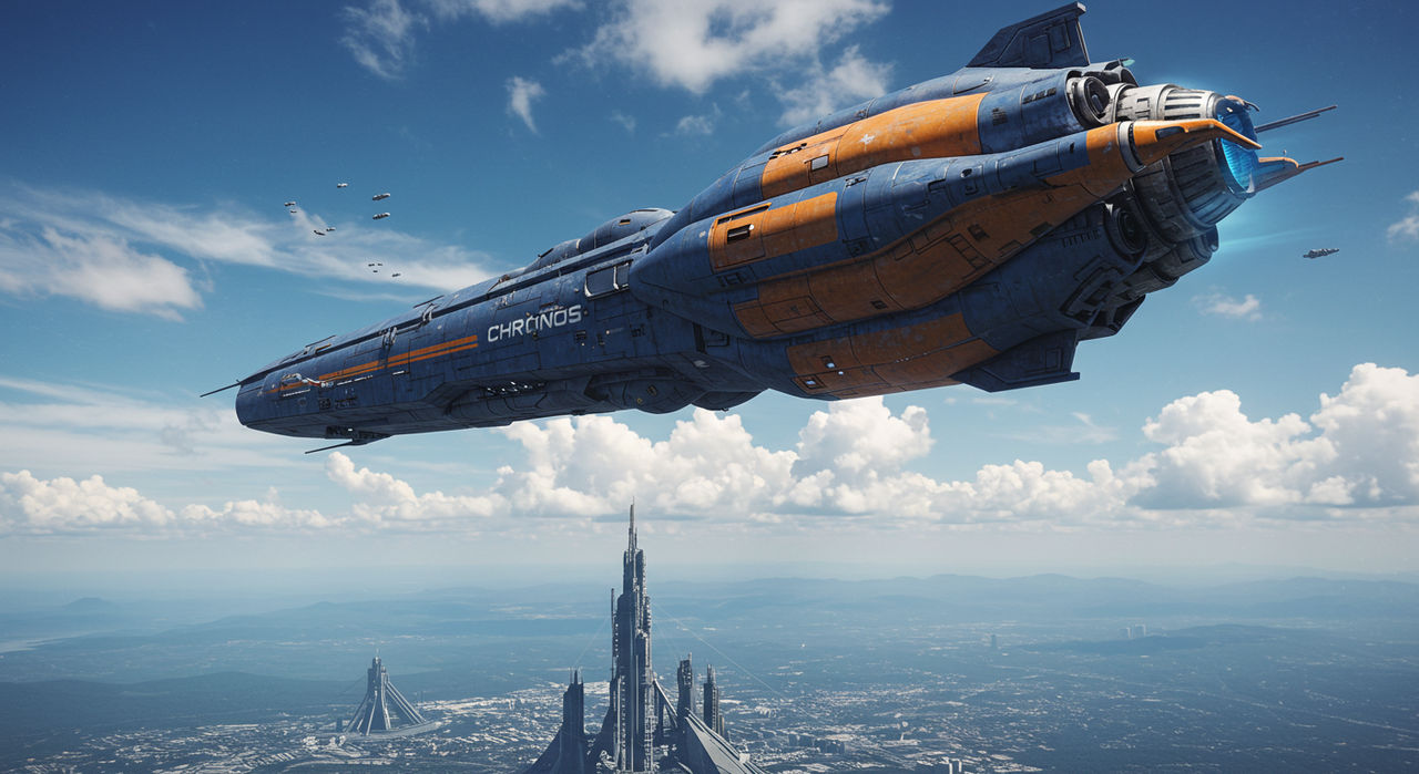 The Chronos arrive on Earth by geniusxx on DeviantArt