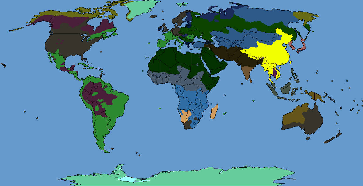 World language map by JustASadCountryball on DeviantArt