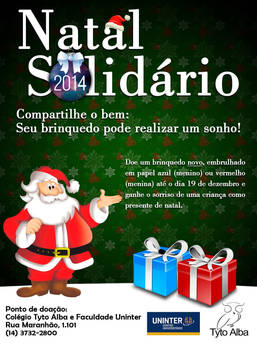 Flyer Natal Solidario