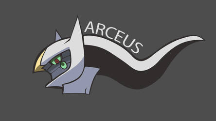 Arceus minimalist wallpaper