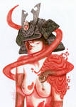 Samurai Girl by javierGpacheco