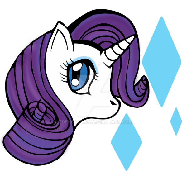 Rarity My little pony by Edenskyart on DeviantArt