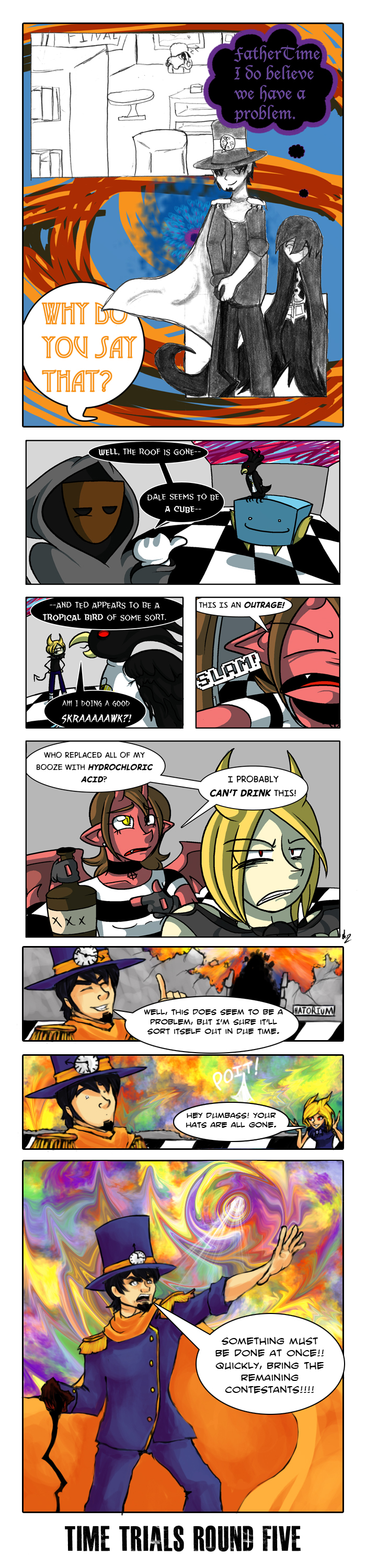 Time Trials: Final Round Comic