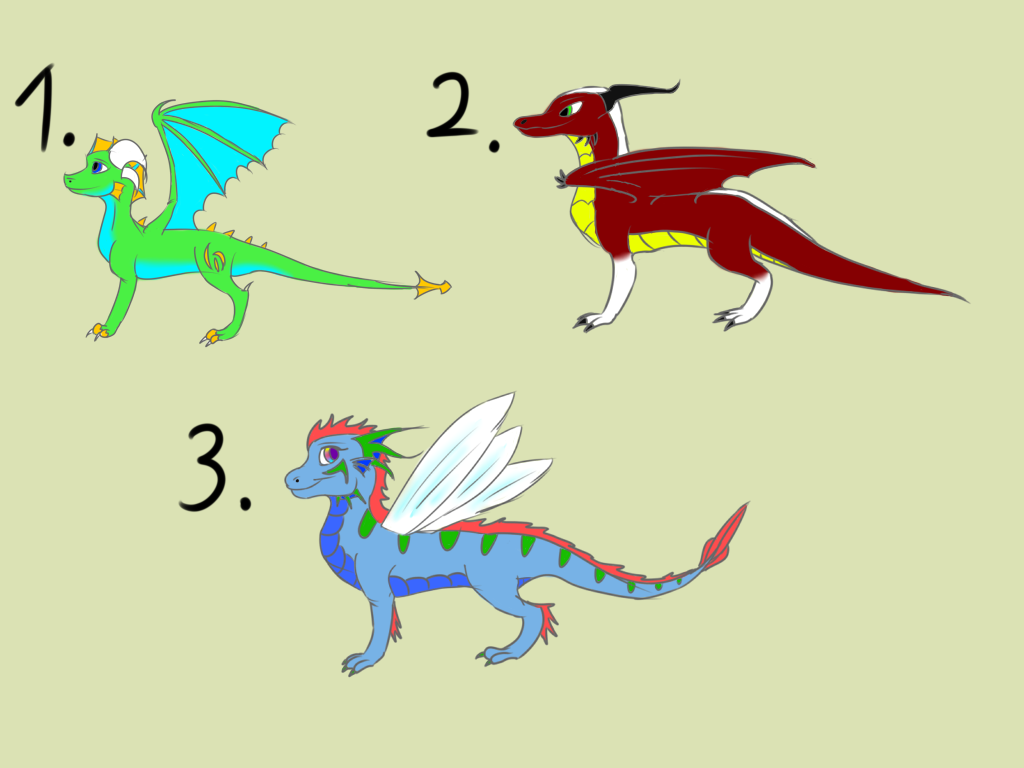 Adoptable dragons