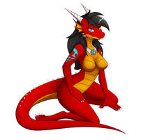 Tiana the Red Dragoness